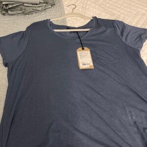 NWT Blue Prana Tee Top Size 2X